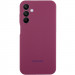 Чохол Silicone Cover Lakshmi Full Camera (AAA) with Logo на Samsung Galaxy A14 4G/5G (Бордовий / Plum)