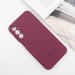 Фото Чохол Silicone Cover Lakshmi Full Camera (AAA) with Logo на Samsung Galaxy A14 4G/5G (Бордовий / Plum) на vchehle.ua