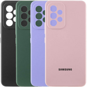 Чохол Silicone Cover Lakshmi Full Camera (AAA) with Logo на Samsung Galaxy A32 4G