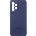 Чехол Silicone Cover Lakshmi Full Camera (AAA) with Logo для Samsung Galaxy A32 4G (Темно-синий / Midnight blue)