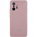 Чехол Silicone Cover Lakshmi Full Camera (AAA) with Logo для Xiaomi 11T / 11T Pro (Розовый / Pink Sand)