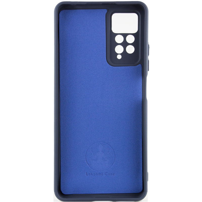 Фото Чехол Silicone Cover Lakshmi Full Camera (AAA) with Logo для Xiaomi Redmi Note 11 (Global) / Note 11 (Темно-синий / Midnight blue) на vchehle.ua