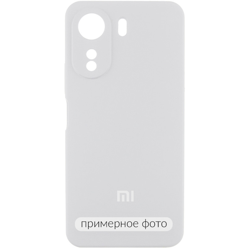 Чехол Silicone Cover Lakshmi Full Camera (AAA) with Logo для Xiaomi Redmi 15C (EU) (Белый / White)