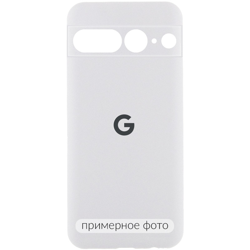 Чохол Silicone Cover Lakshmi Full Camera (AAA) with Logo на Google Pixel 9a (Білий / White)