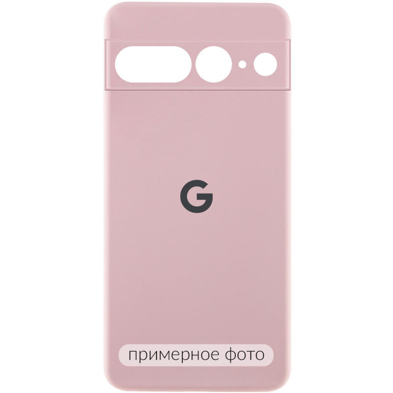 Чохол Silicone Cover Lakshmi Full Camera (AAA) with Logo на Google Pixel 9a (Рожевий / Pink Sand)
