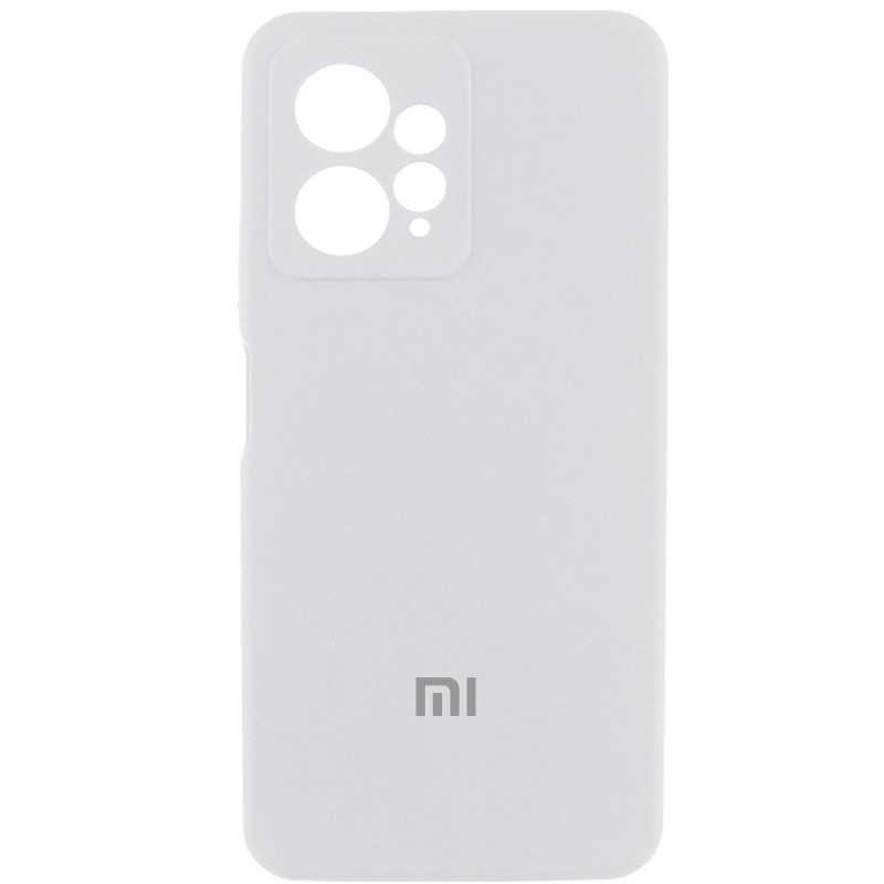 Чохол Silicone Cover Lakshmi Full Camera (AAA) with Logo на Xiaomi Redmi Note 12 4G (Білий / White)