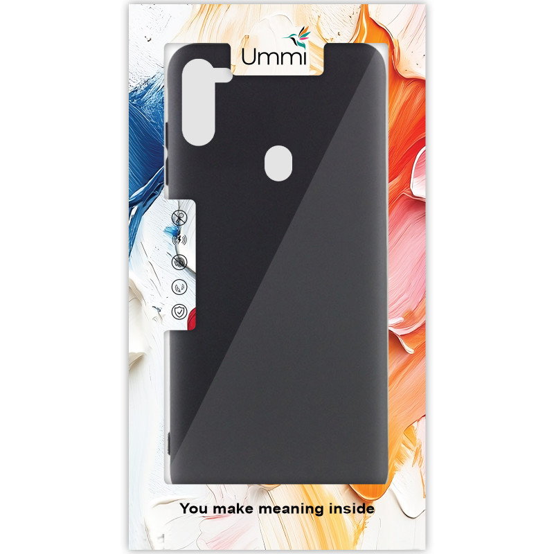 Фото Чехол Silicone Cover Ummi Lakshmi (AA) для Samsung Galaxy A11 (Черный / Black) на vchehle.ua