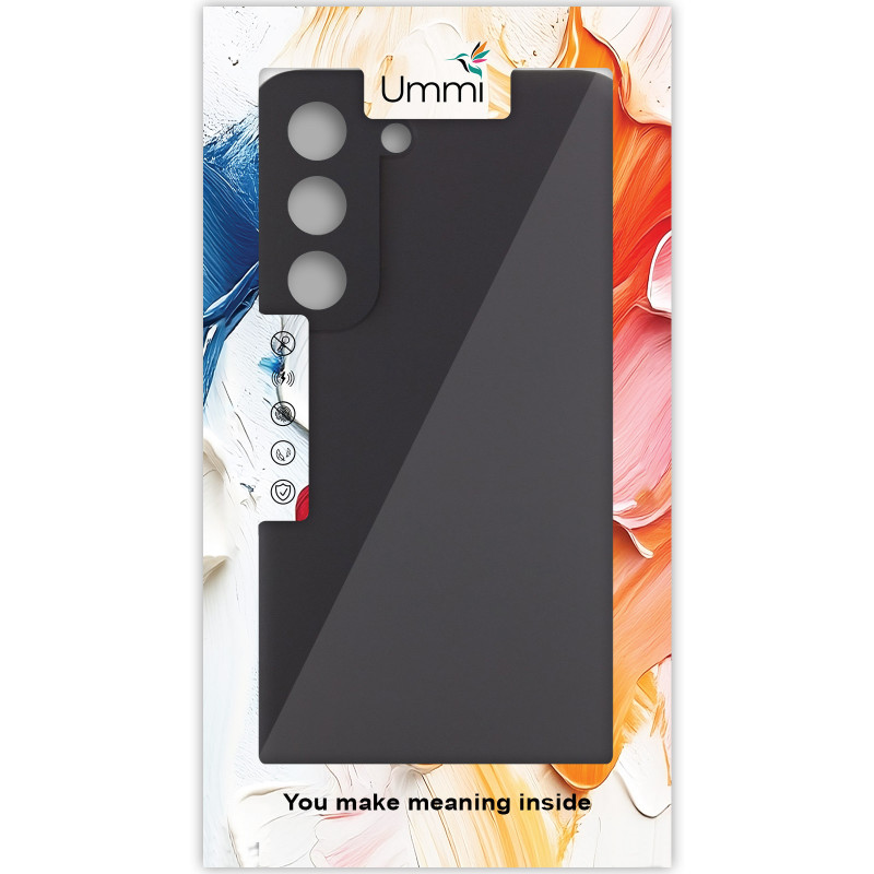 Фото Чохол Silicone Cover Ummi Lakshmi Full Camera (AA) на Samsung Galaxy S21 FE (Чорний / Black) на vchehle.ua