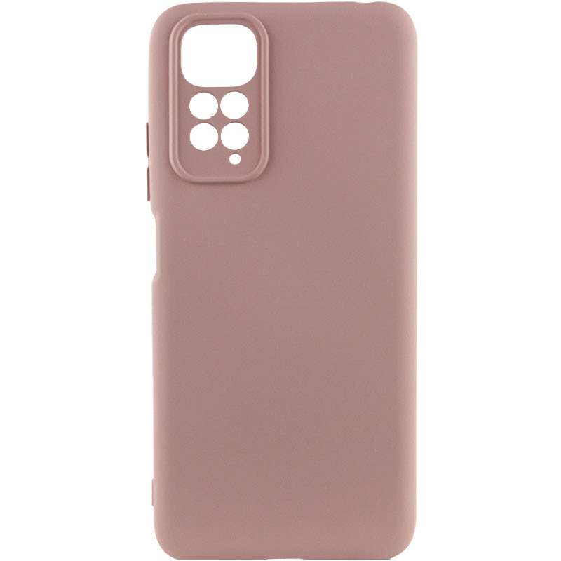 Чехол Silicone Cover Ummi Lakshmi Full Camera (AA) для Xiaomi Redmi Note 11 (Global) / Note 11S (Розовый / Pink Sand)