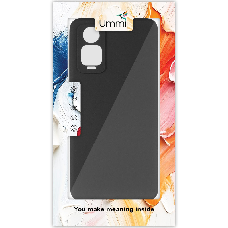 Заказать Чехол Silicone Cover Ummi Lakshmi Full Camera (AA) для Xiaomi Redmi Note 12 Pro 4G (Черный / Black) на vchehle.ua