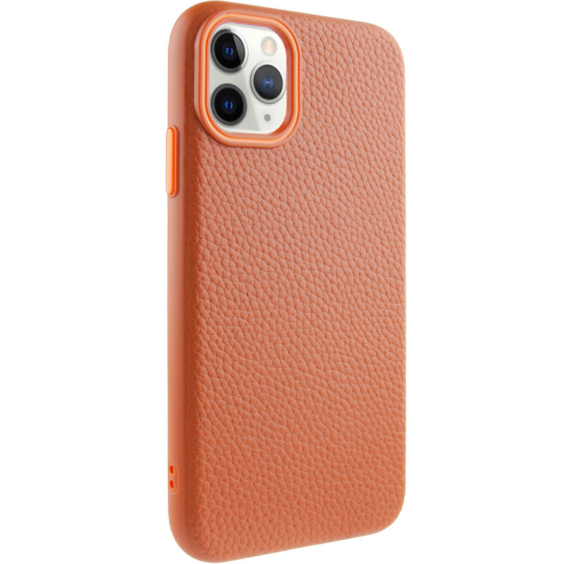 Чохол Syndee with Magnetic safe на Apple iPhone 12 Pro / 12 (6.1") (Golden Brown)