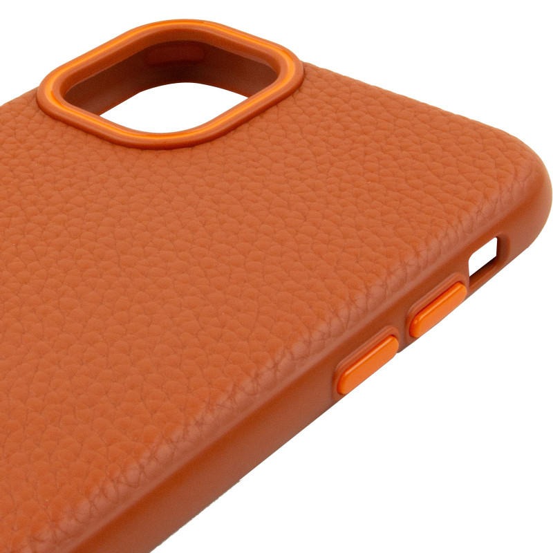 Купить Чехол Syndee with Magnetic safe для Apple iPhone 13 (6.1") (Golden Brown) на vchehle.ua