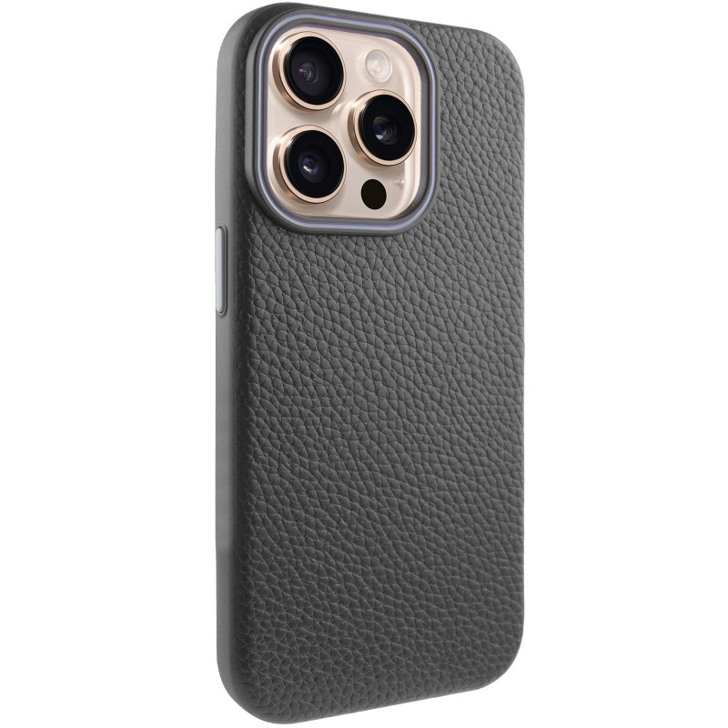 Чехол Syndee with Magnetic safe для Apple iPhone 15 Pro (6.1") (Black / Gray)
