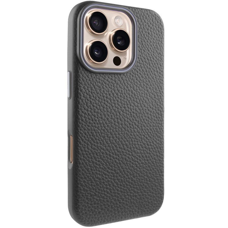 Чехол Syndee with Magnetic safe для Apple iPhone 16 Pro (6.3") (Black / Gray)