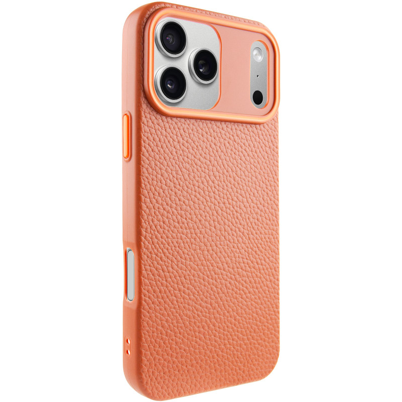 Чохол Syndee with Magnetic safe на Apple iPhone 17 Pro Max (6.9") (Golden Brown)