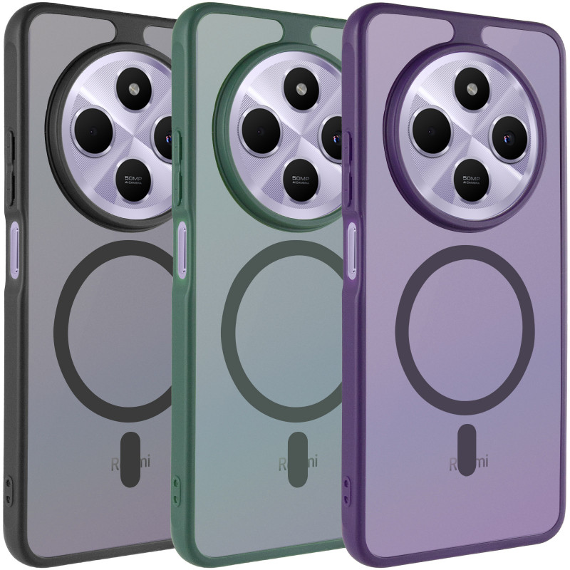 Чехол TPU Bloom with Magnetic Safe для iaomi Redmi 14C / A4 / Poco C75 / Poco M7 5G