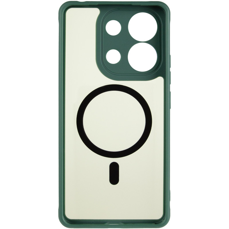 Фото Чехол TPU Bloom with Magnetic Safe для Xiaomi Redmi Note 13 4G (Green) в магазине vchehle.ua
