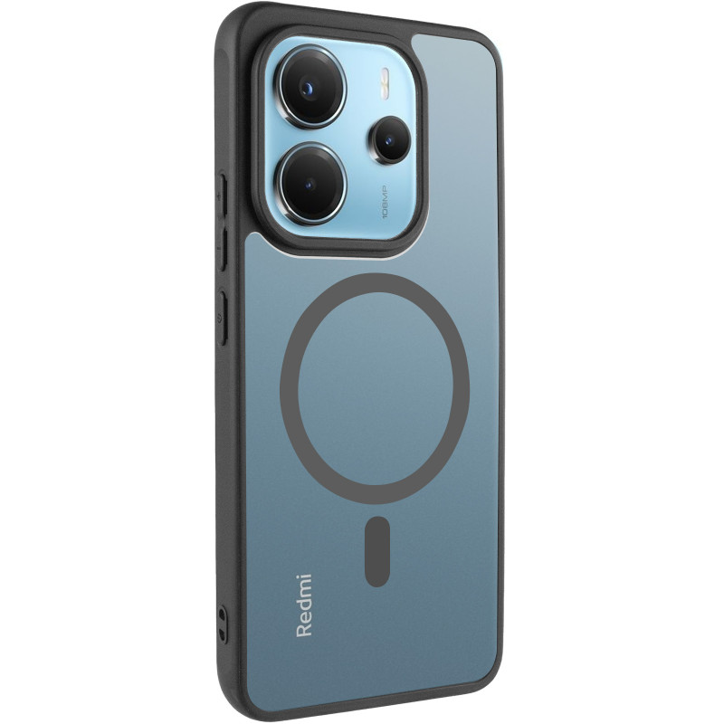 Чехол TPU Bloom with Magnetic Safe для Xiaomi Redmi Note 14 4G (Europe version) (Black)