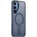 Фото Чехол TPU Breeze with Magnetic Safe stand для Samsung Galaxy S25+ / S24+ (Blue) на vchehle.ua