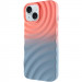 Чохол TPU ColorWave на Apple iPhone 15 (6.1") (Peach / Sky)