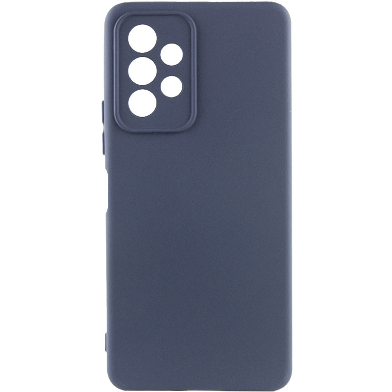 Чохол TPU GETMAN Liquid Silk Full Camera на Samsung Galaxy A13 4G (Синій / Midnight Blue)