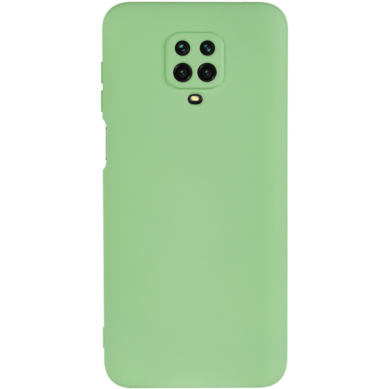 Фото Чохол TPU GETMAN Liquid Silk Full Camera на Xiaomi Redmi Note 9s / Note 9 Pro / Note 9 Pro Max (Зелений / Pistachio) на vchehle.ua