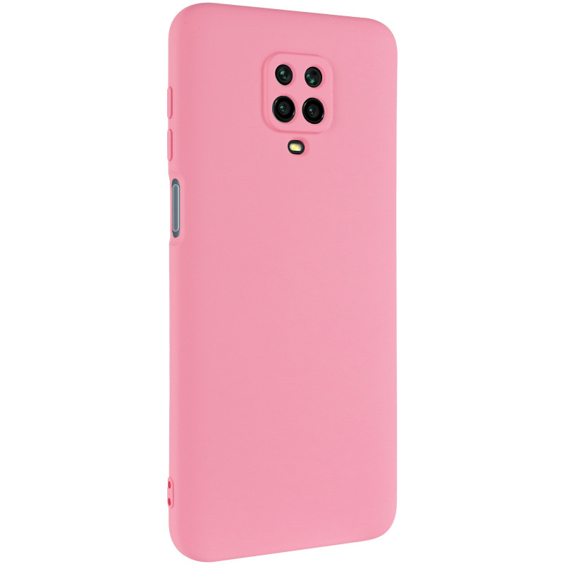 Чохол TPU GETMAN Liquid Silk Full Camera на Xiaomi Redmi Note 9s / Note 9 Pro / Note 9 Pro Max (Рожевий / Pink)