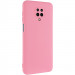 Чохол TPU GETMAN Liquid Silk Full Camera на Xiaomi Redmi Note 9s / Note 9 Pro / Note 9 Pro Max (Рожевий / Pink)