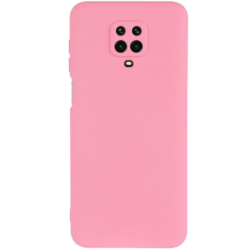 Фото Чохол TPU GETMAN Liquid Silk Full Camera на Xiaomi Redmi Note 9s / Note 9 Pro / Note 9 Pro Max (Рожевий / Pink) на vchehle.ua