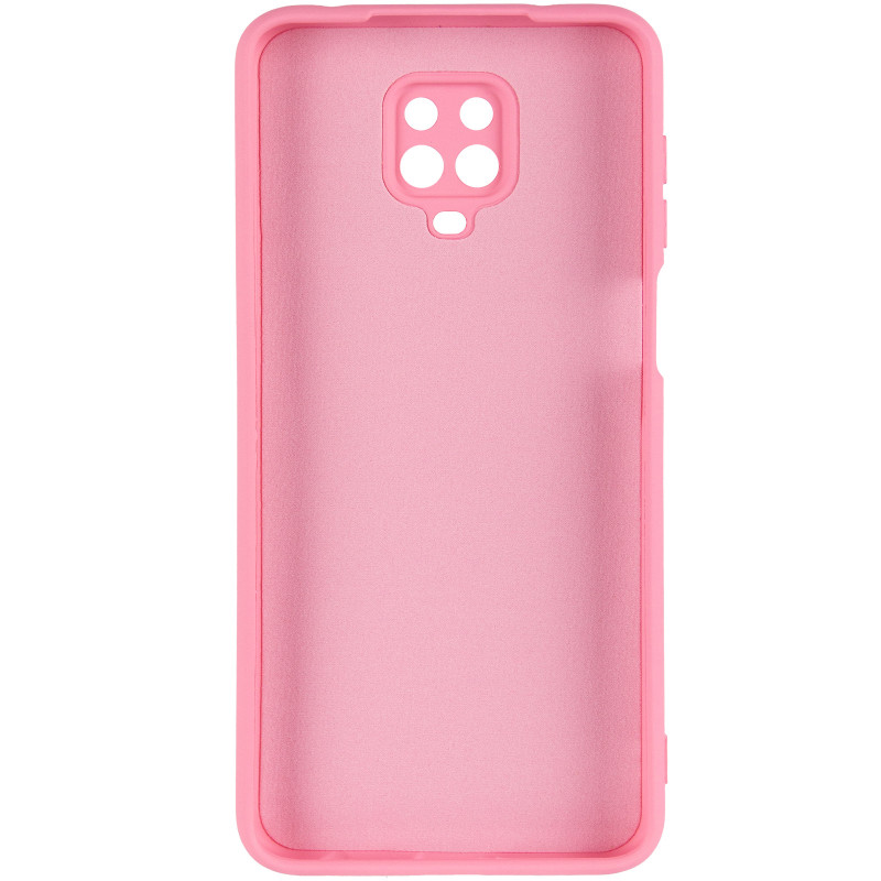Фото Чохол TPU GETMAN Liquid Silk Full Camera на Xiaomi Redmi Note 9s / Note 9 Pro / Note 9 Pro Max (Рожевий / Pink) в маназині vchehle.ua