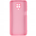 Фото Чохол TPU GETMAN Liquid Silk Full Camera на Xiaomi Redmi Note 9s / Note 9 Pro / Note 9 Pro Max (Рожевий / Pink) в маназині vchehle.ua