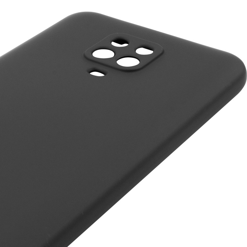 Чехол TPU GETMAN Liquid Silk Full Camera для Xiaomi Redmi Note 9s / Note 9 Pro / Note 9 Pro Max (Черный / Black) в магазине vchehle.ua