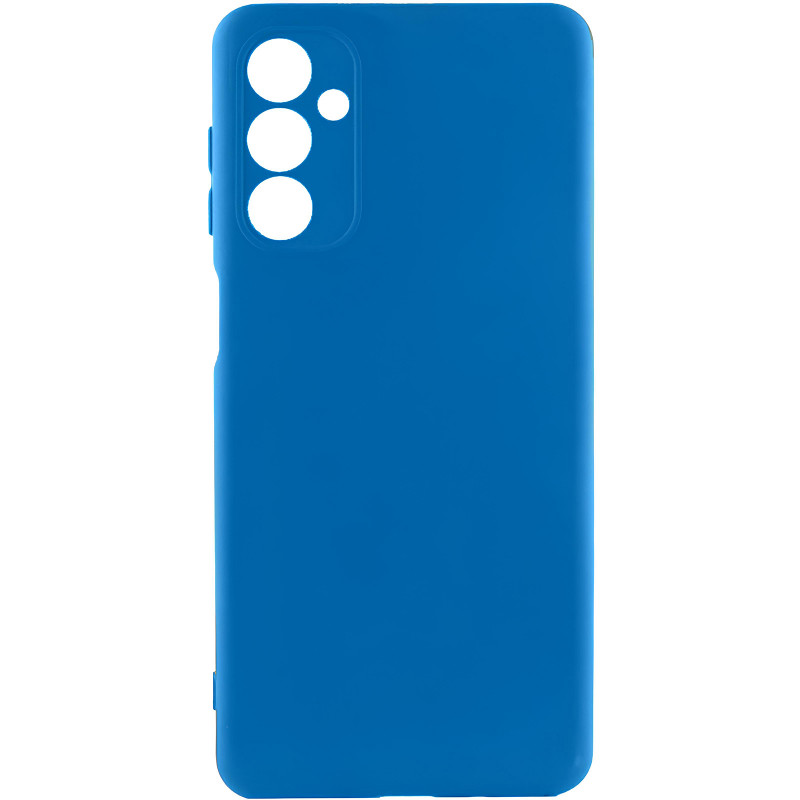 Чехол TPU GETMAN Liquid Silk Full Camera для Samsung Galaxy A54 5G (Синий / Royal blue)