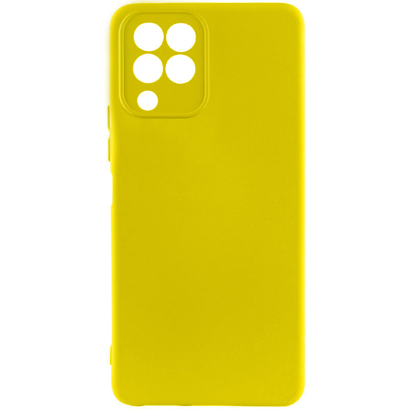 Чохол TPU GETMAN Liquid Silk Full Camera на Samsung Galaxy M33 5G (Жовтий / Flash)