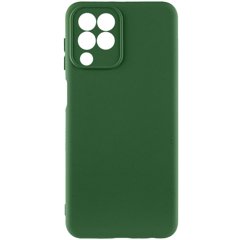 Чохол TPU GETMAN Liquid Silk Full Camera на Samsung Galaxy M33 5G (Зелений / Dark green)