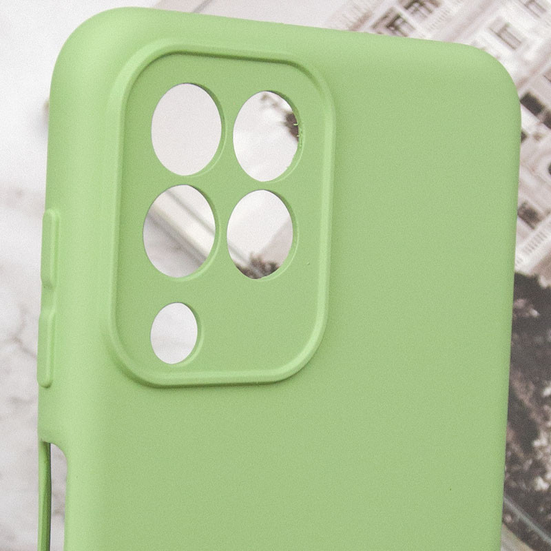 Купити Чохол TPU GETMAN Liquid Silk Full Camera на Samsung Galaxy M33 5G (Зелений / Pistachio) на vchehle.ua