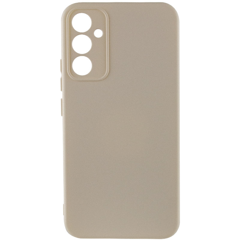 Чехол TPU GETMAN Liquid Silk Full Camera для Samsung Galaxy S24+ (Песочный / Sand)