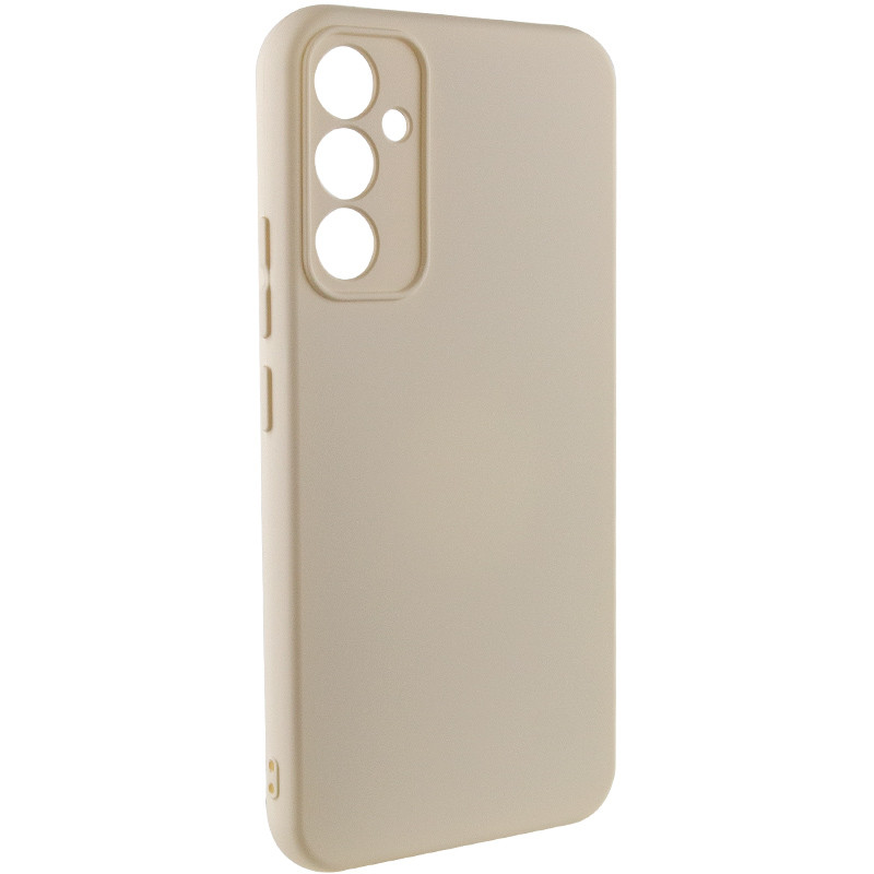 Фото Чехол TPU GETMAN Liquid Silk Full Camera для Samsung Galaxy S24+ (Песочный / Sand) на vchehle.ua