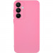 Чехол TPU GETMAN Liquid Silk Full Camera для Samsung Galaxy S24+ (Розовый / Pink)