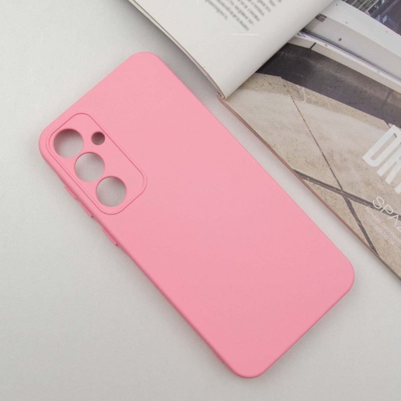Фото Чехол TPU GETMAN Liquid Silk Full Camera для Samsung Galaxy S24+ (Розовый / Pink) на vchehle.ua