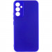 Чехол TPU GETMAN Liquid Silk Full Camera для Samsung Galaxy S24+ (Синий / Iris)