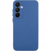Чехол TPU GETMAN Liquid Silk Full Camera для Samsung Galaxy S24+ (Синий / Navy Blue)