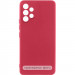 Чехол TPU GETMAN Liquid Silk Full Camera для Samsung Galaxy A26 5G (Красный / Dark Red)