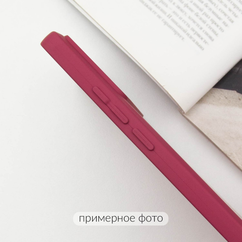 Чохол TPU GETMAN Liquid Silk Full Camera на Xiaomi Poco X6 / Note 13 Pro 5G (Бордовий / Marsala) в магазині vchehle.ua