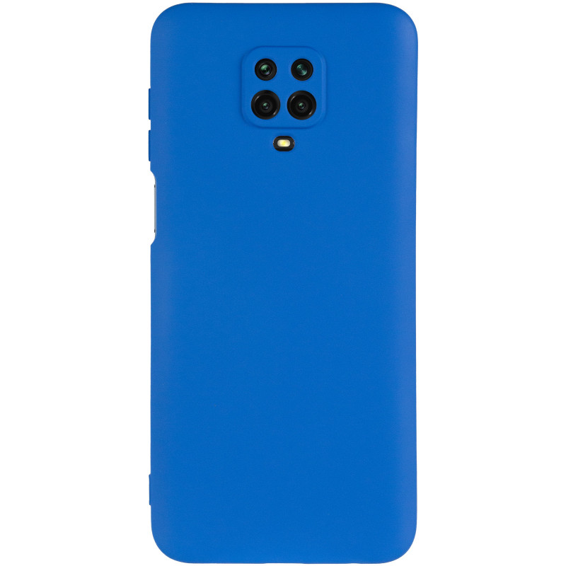 Фото Чохол TPU GETMAN Liquid Silk Full Camera на Xiaomi Redmi Note 9s / Note 9 Pro / Note 9 Pro Max (Синій / Royal blue) на vchehle.ua
