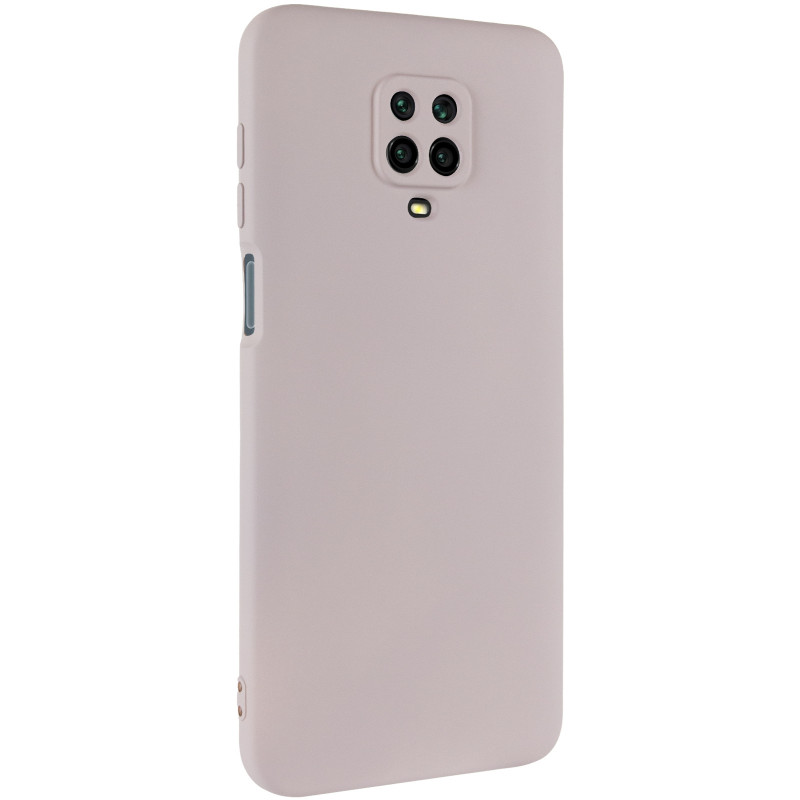Чохол TPU GETMAN Liquid Silk Full Camera на Xiaomi Redmi Note 9s / Note 9 Pro / Note 9 Pro Max (Сірий / Lavender)