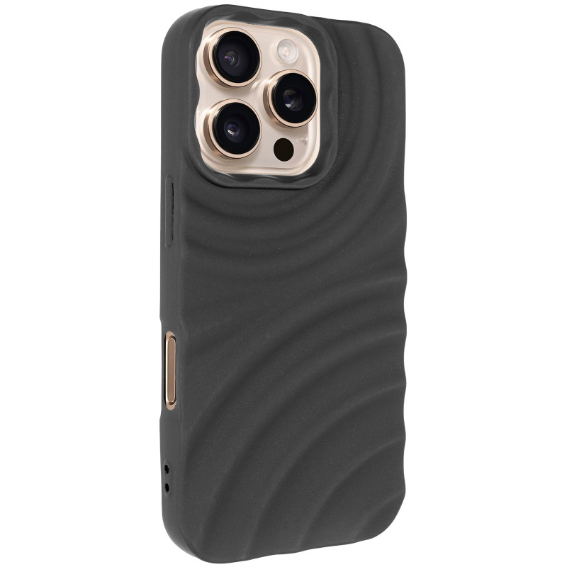 Чохол TPU MonoWave на Apple iPhone 16 Pro (6.3") (Black)