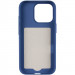 Фото Чохол PC Textile Hybrid with Magnetic Fit на Apple iPhone 15 Pro Max (6.7") (Blue) в маназині vchehle.ua