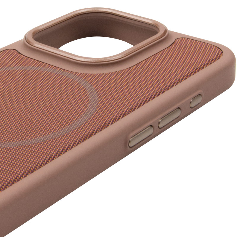 Чохол PC Textile Hybrid with Magnetic Fit на Apple iPhone 15 Pro Max (6.7") (Desert Gold) в магазині vchehle.ua