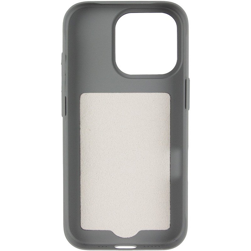 Фото Чохол PC Textile Hybrid with Magnetic Fit на Apple iPhone 15 Pro Max (6.7") (Grey / Black) в маназині vchehle.ua
